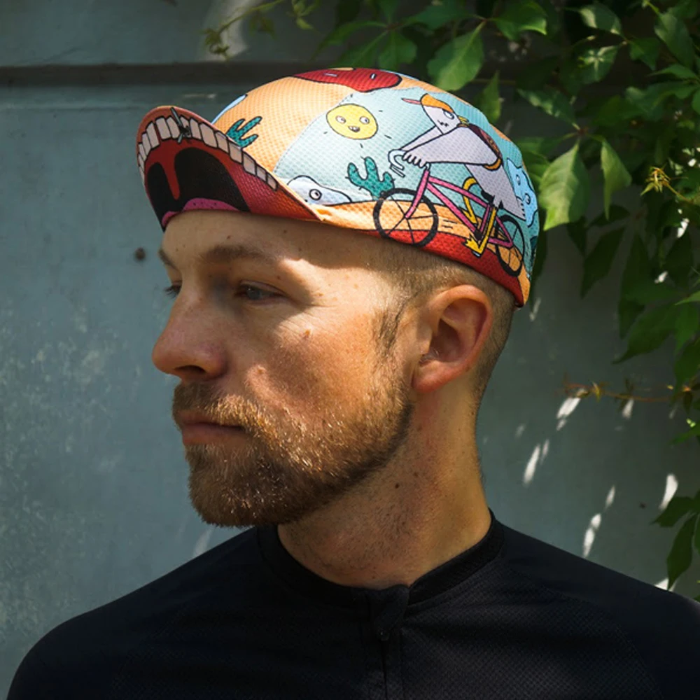 Unisex Fahrradkappe Angeln Camping Laufen Sport Stoffkappen Atmungsaktive Fahrradmütze
