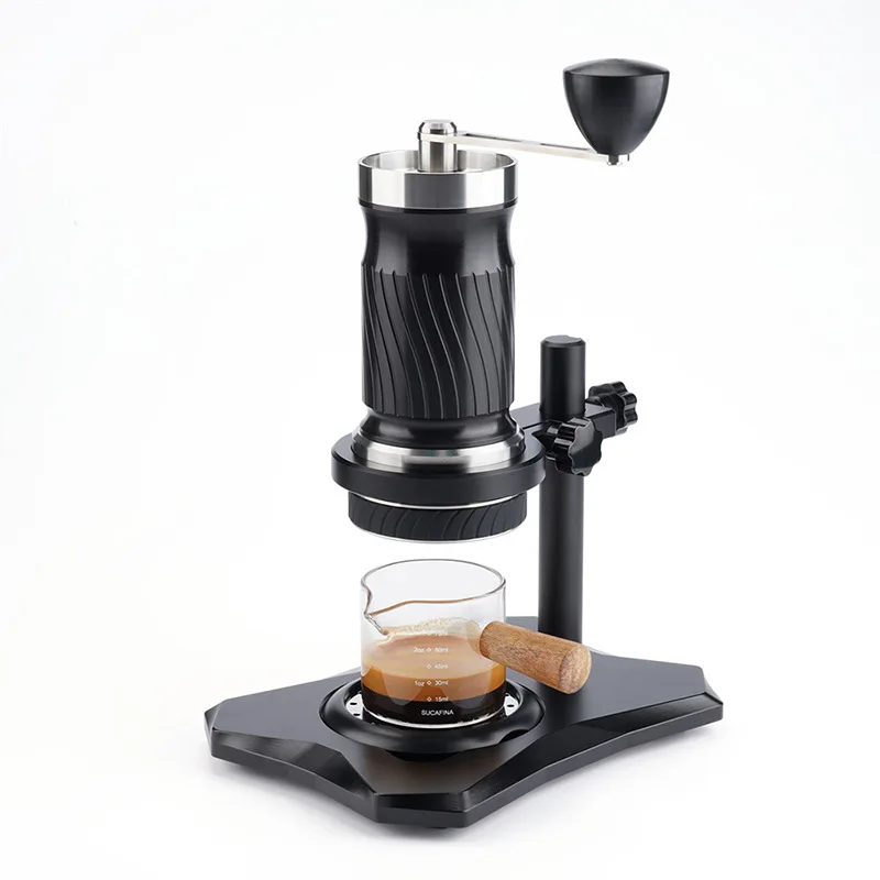 

Portable espresso machine, mini hand-cranked Italian-style household portable outdoor hand-cranked coffee