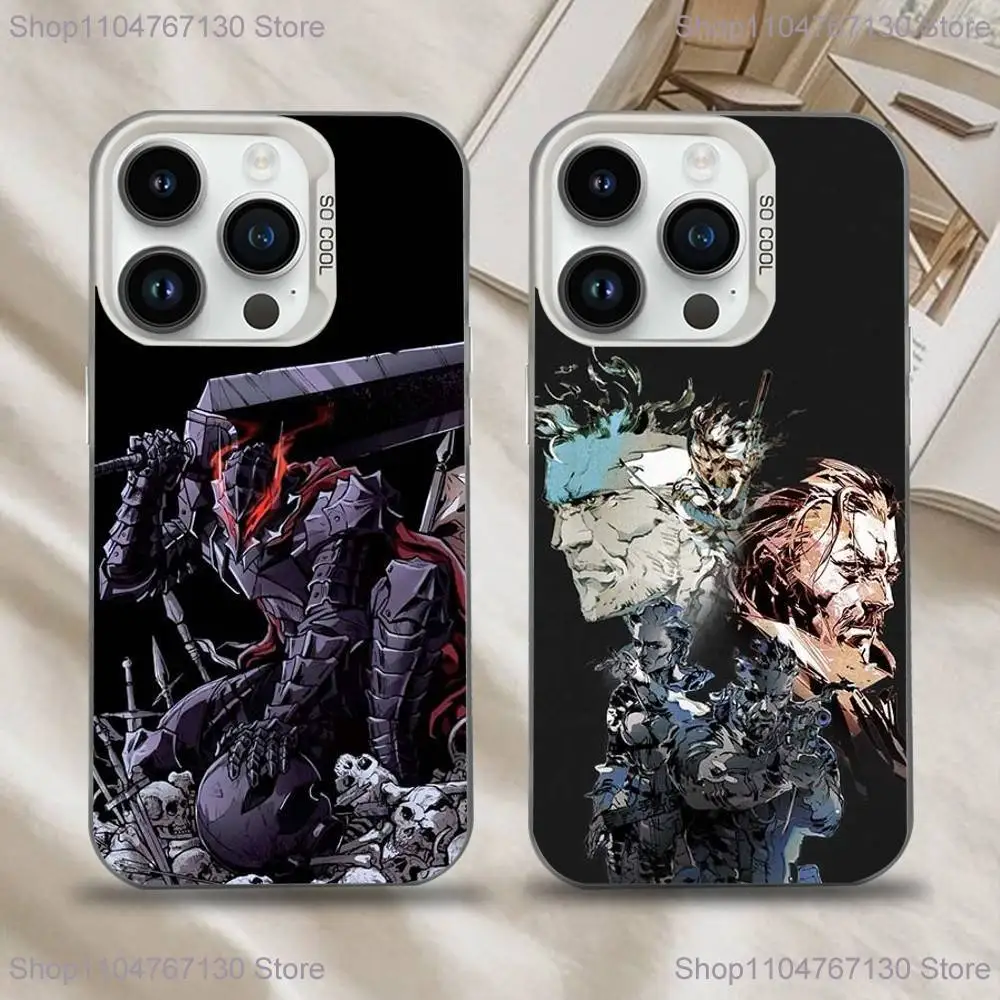 

Metal Gear Solid Hot Game Phone Case For iPhone 16,15,14,13,12,11,Mini,Pro,SE,MAX White Matte Shockproof Cover