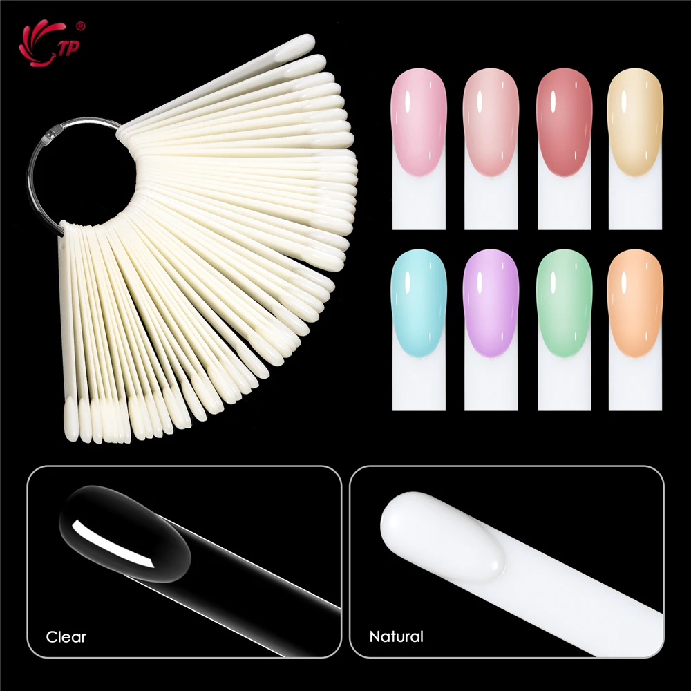 50 قطعة من عينات الأظافر البيض - مراجعة Color Checker Card وسعره