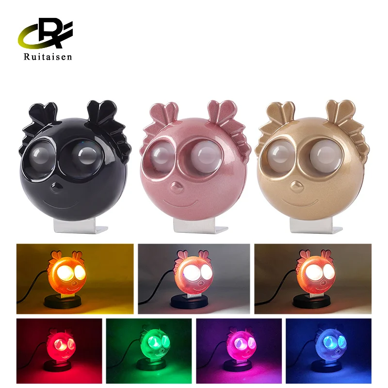 

Motorcycles Led Headlight Fog Light Plastic RGB Color New Design Head Light ATV Scooter for Auxiliary Spotlight Lamp Accessories
