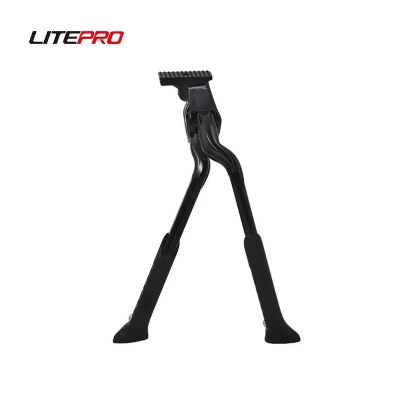 Litepro Adjustable Dual Center Kickstand 20 28 Inch Aluminum Alloy  Road MTB Bicycle Footrest