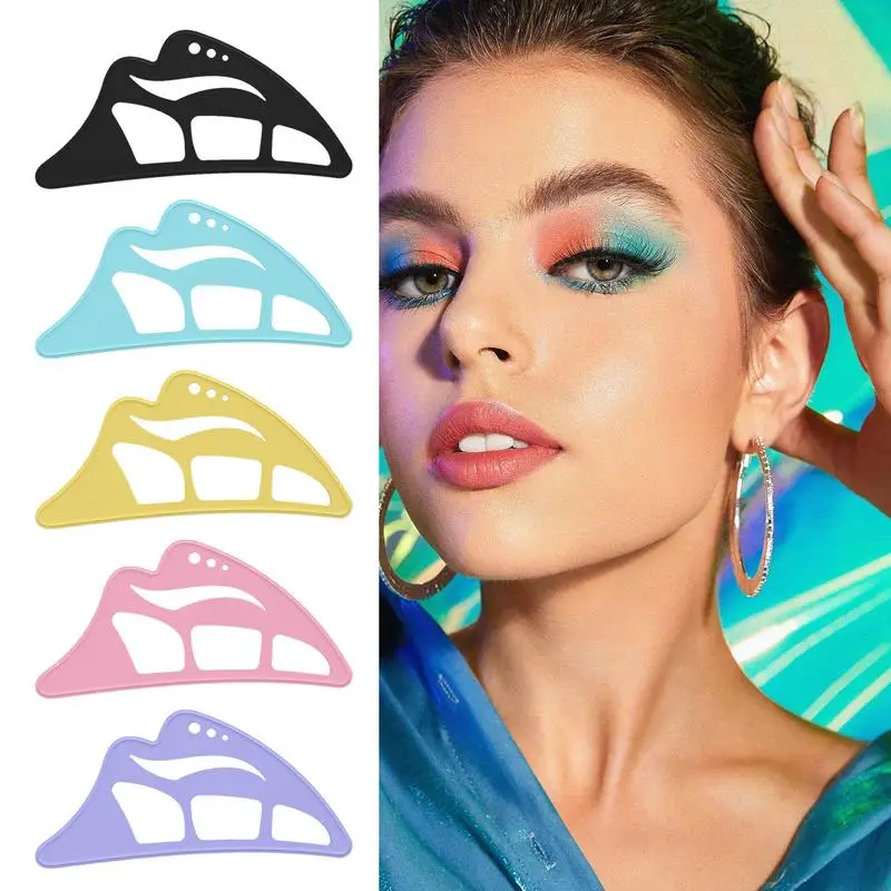 Eyeshadow Stencil Tool Reusable Silicone Makeup Brow Stencil Easy To Use Eye Makeup Aid Eyeliner Eyelash Beauty Eyeshadow Tools