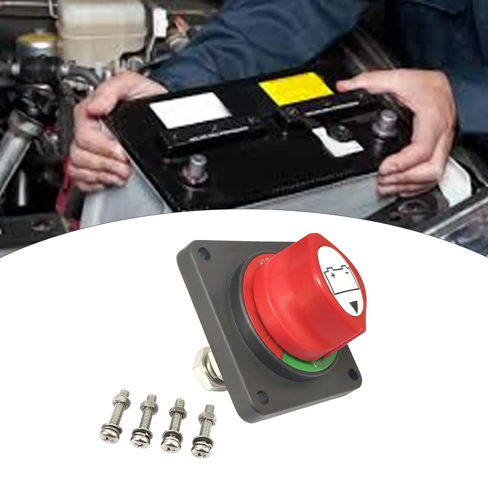 Battery Power Off Switch,Disconnect Isolator, Disconnect Rotary Switch for Boat