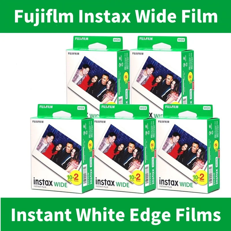 

Latest Date Fujifilm Instax Wide Film For Fuji Instax Wide 400 300 200 210 Cameras Link Wide Printers White Edge Photo Paper