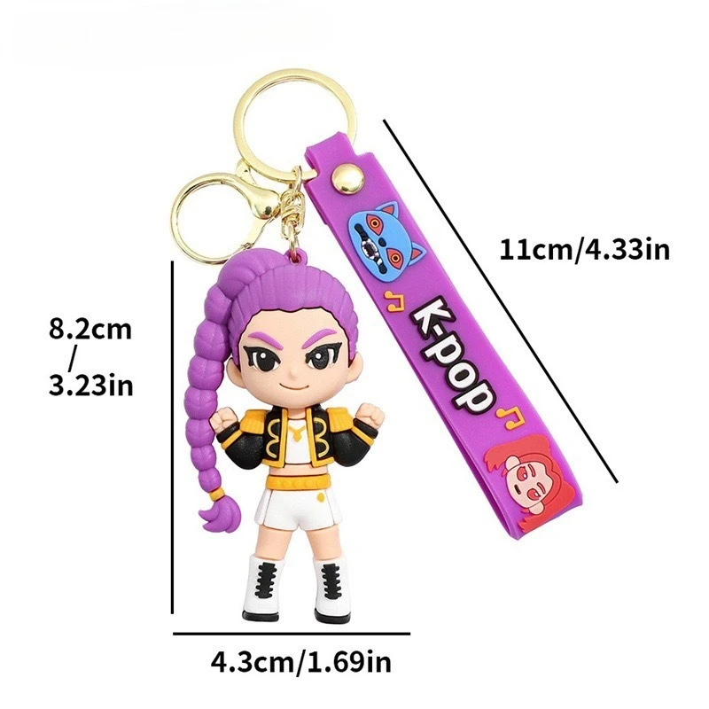 

kpop Bag Decoration three-dimensional KeyRing Keychain widget keychain Gift for Demon Hunters