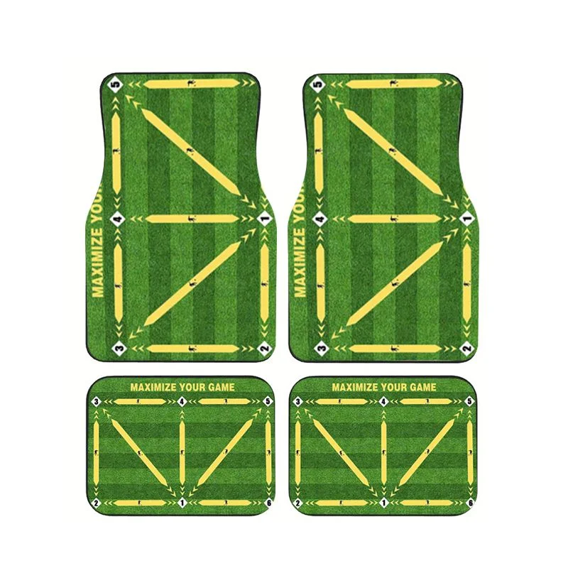 

Car Floor Mats 4Pcs Universal Waterproof Anti Slip Wear Resistant Auto Foot Pad Interior Decor Fit Common Family Car SUV Sedan