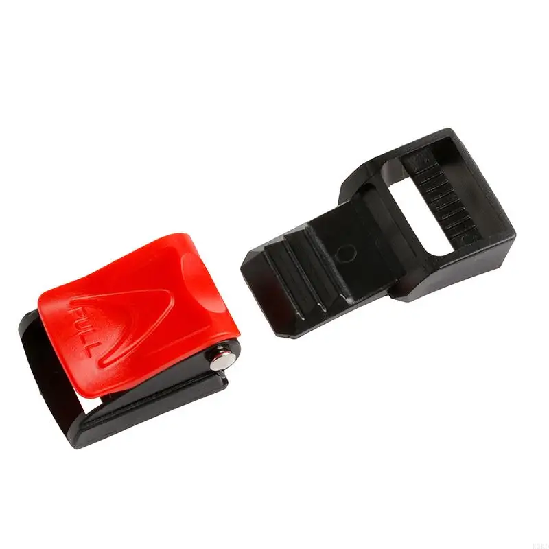 K3KD Universal Motorbike ATV Helmet Clip Correa barbilla Bicicleta ajustable Hebilla