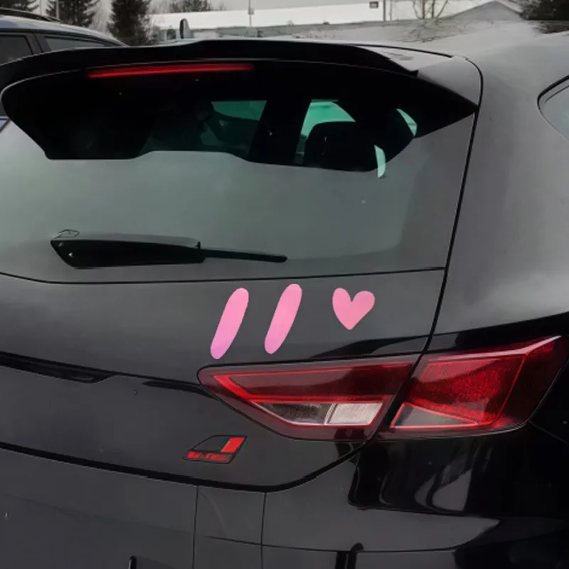 

Декоративные виниловые наклейки на передний обтекатель и бак, милые мультяшные наклейки-румяна, водонепроницаемые автомобильные стикеры для бампера, окон, мотоциклов