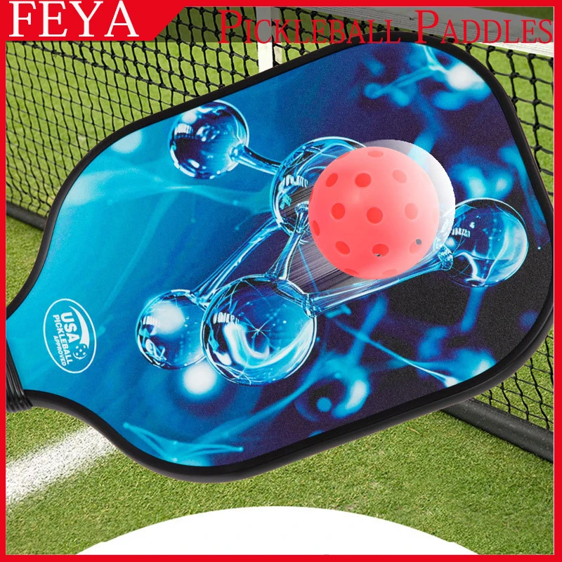 

T700 Весло для пиклбола из углеродного волокна Нескользящая ручка Сотовая доска Точное управление мячом Настраиваемое весло для пиклбола