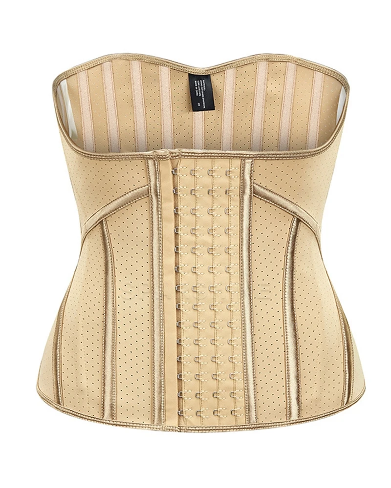 Three-breasted latex waist corset with waist compression band Women's corset with fitness plastic Belt Sports body Shapewear