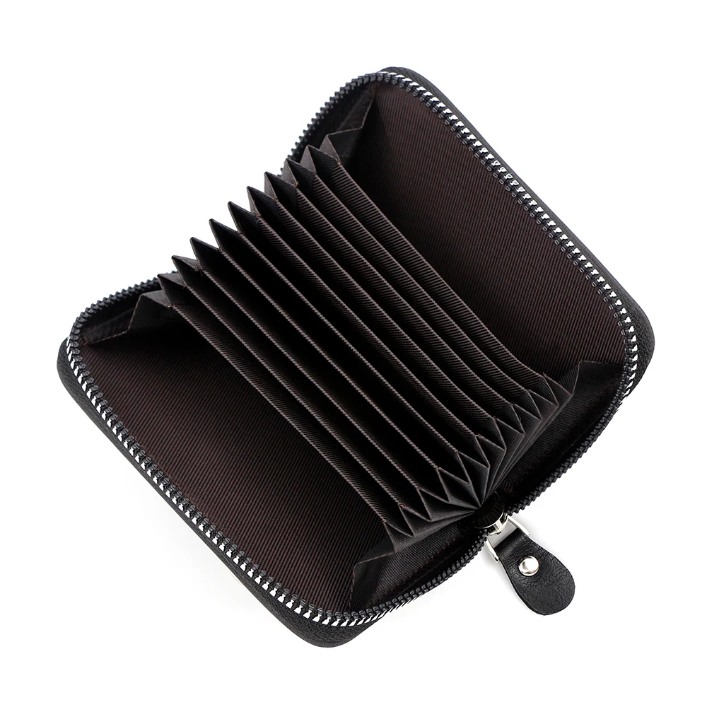 New Name Engraving Short Men Wallets Zipper Organ Card Holder Male Coin Purses Top Quailty Card Clip Mens Clutch Wallet - view 4