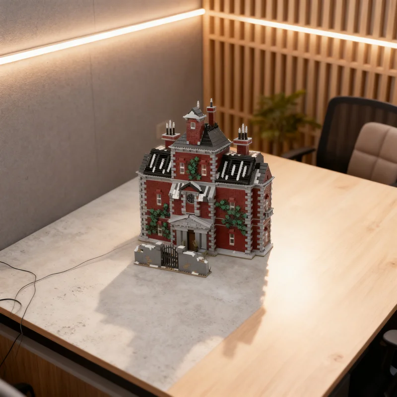 

4660 деталей MOC: Дом Эбенизера Скрудж, рождественская модель, конструктор, креативный подарок, декор для демонстрации, сборная модель