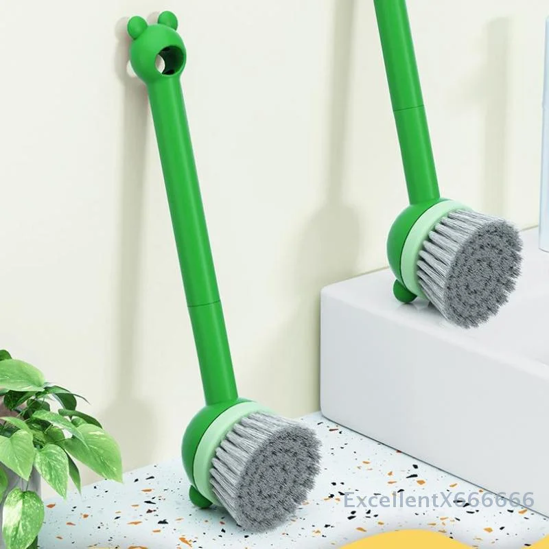 

Cartoon Long Handle Pot Brush Wok Cleaning Dish Washing Brush for Kitchen Home And Restaurant - Cartoon Pot Brush Supplies