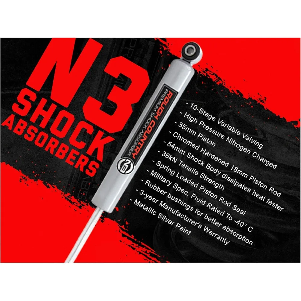 

Задние амортизаторы N3 4,5-8 дюйма для Chevy 07-24 1500-23158_B