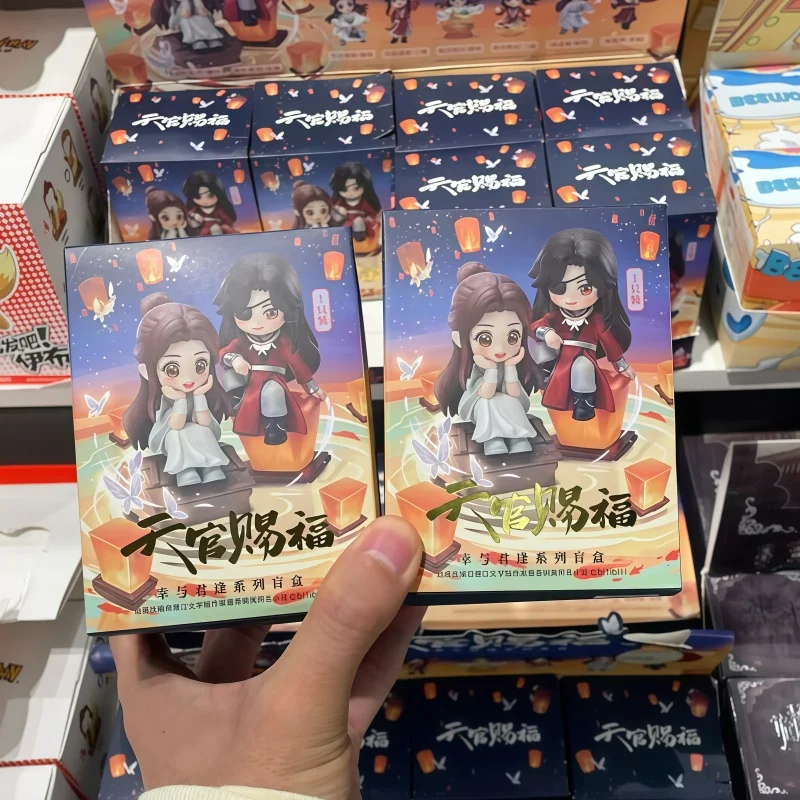 

Горячая серия Tian Guan Ci Fu Blind Box Meet You Xielian Huacheng, аниме-фигурка, модель куклы, загадочная коробка, сумка-сюрприз, подарки