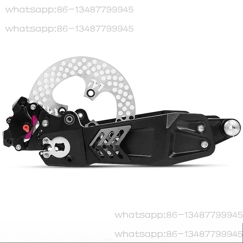 Flat Fork Disc Brake Set, Rear Wheel Kit for E-Bike Modification