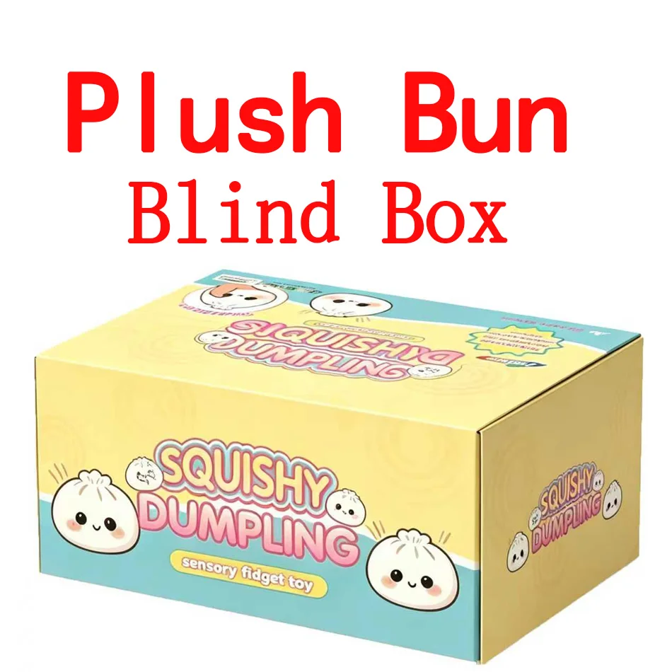 

Stress-relieving Dumpling Series Blind Box Cute Fluffy Dumpling Stuffed Toy, Random Color Soft Plushie Collectible Surprise Gift