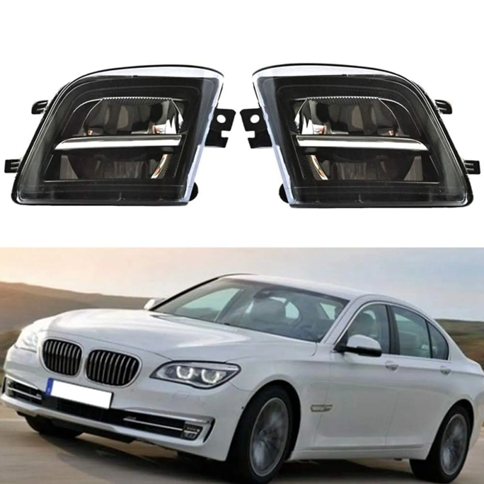 Car Front Bumper Fog Light for -BMW 7 Series F01 F02 F03 2011 - 2015 63177311287 63177311288 Front Fog Lamp