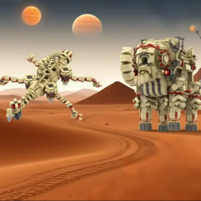 

MOC Zeldaed Divine Beast Vah Naboris, набор строительных блоков, игровые фигурки, модель монстра, кирпичи, игрушки, детские рождественские подарки