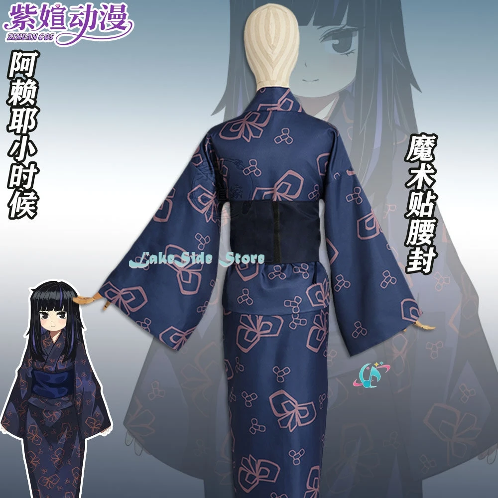 Adulto Kimono outfits Game LCB Araya Cosplay Costumes Wig Limbus Company 아라야 Kimono Japanese Style Dress косплей