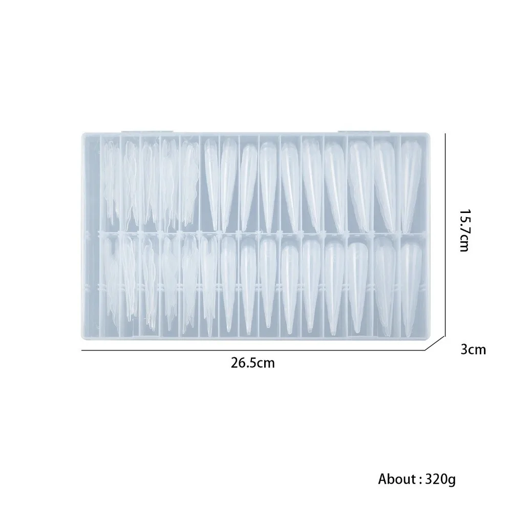 150Pcs Reusable Butterfly Shape Nail Dual Forms Positioning Lines Full Cover Nail Extension Forms Dual Forms Nail Tips