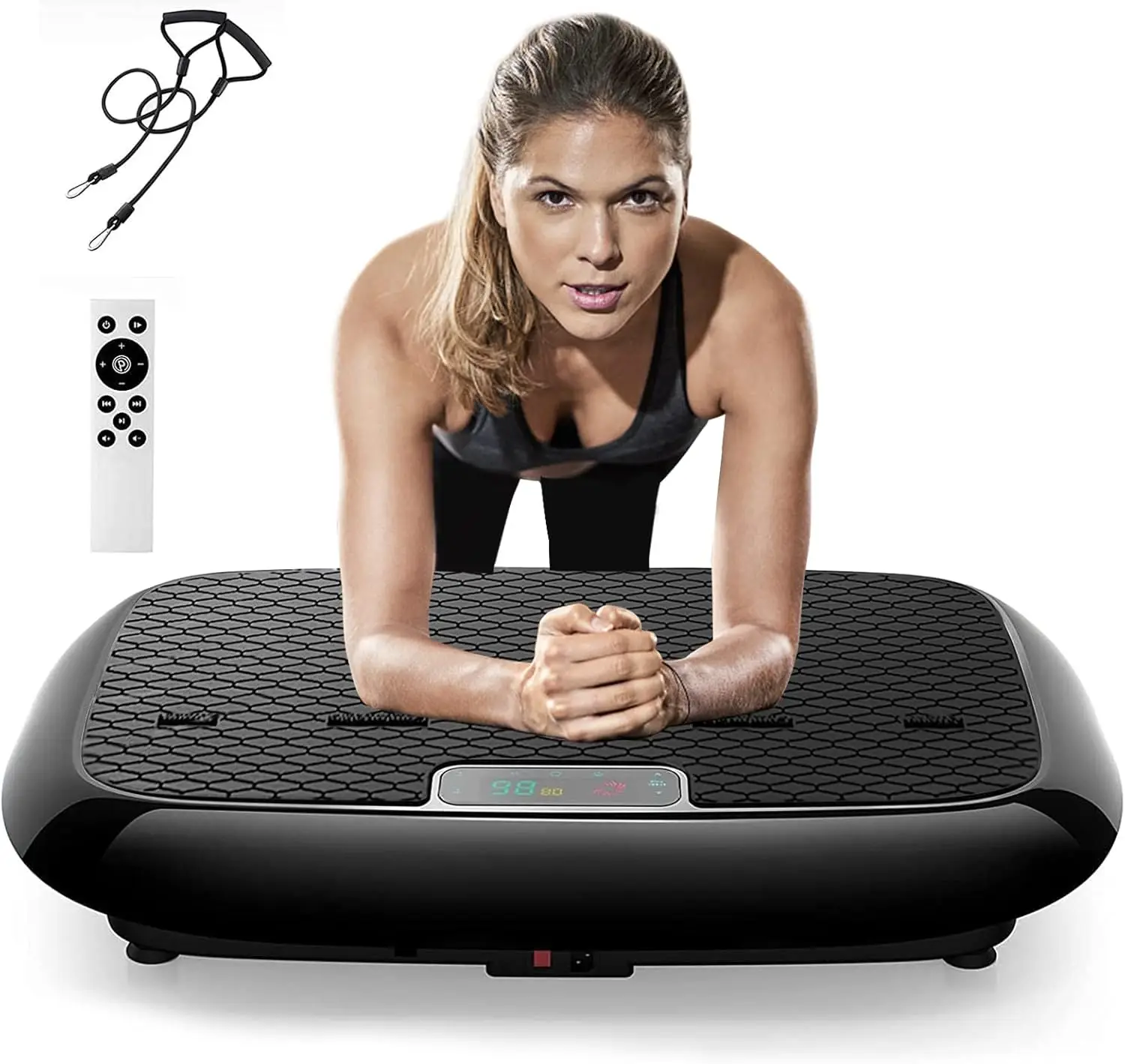 

Vibration Plate, Whole Body Vibration Platform Exercise Machine with Bluetooth Speaker, Home Fitness Equipment for Weight Loss &