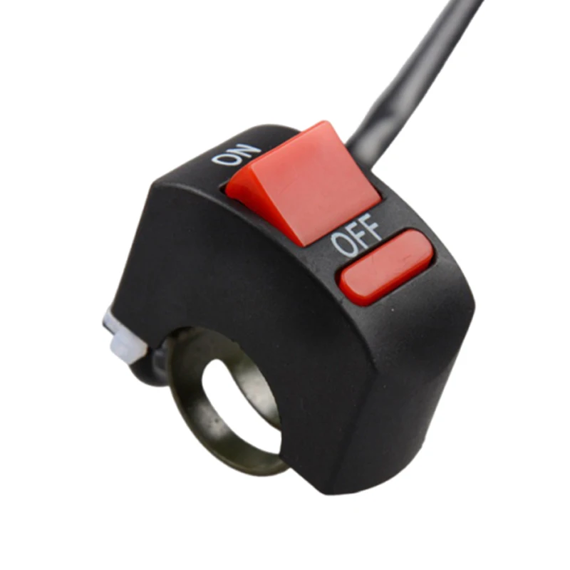 Motorcycle Flameout Switch Connector Moto Headlight Signal Lamp Control Switch ON OFF Button Motorbike Modification Accessory
