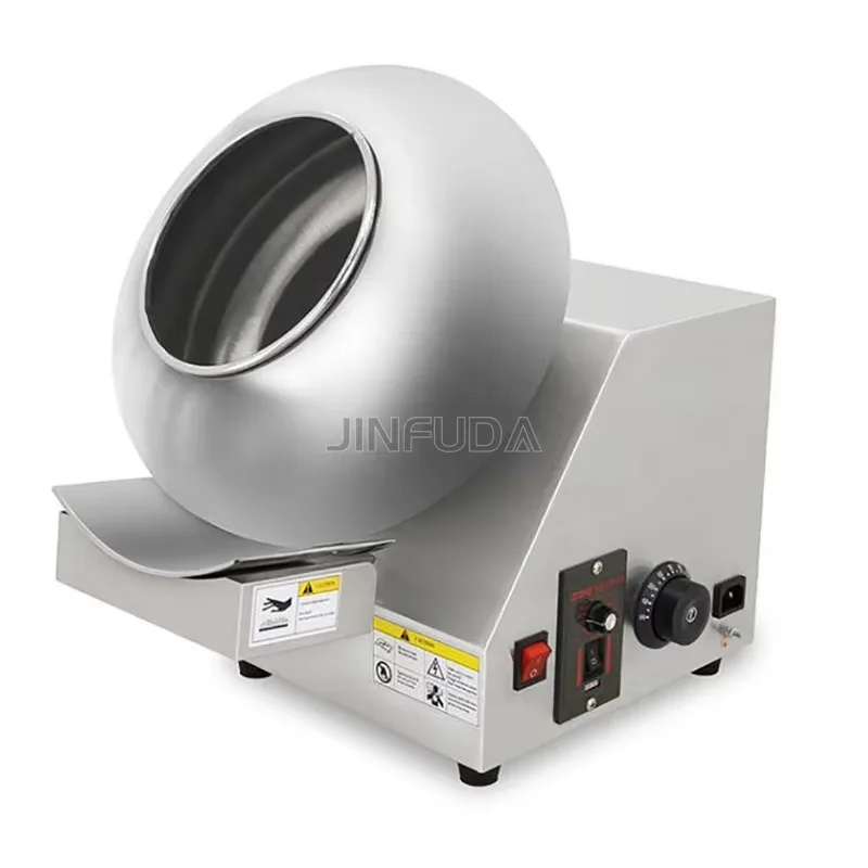 آلة طلاء الشوكولاتة التجارية آلة صنع الشوكولاتة للمكسرات والفول السوداني واللوز