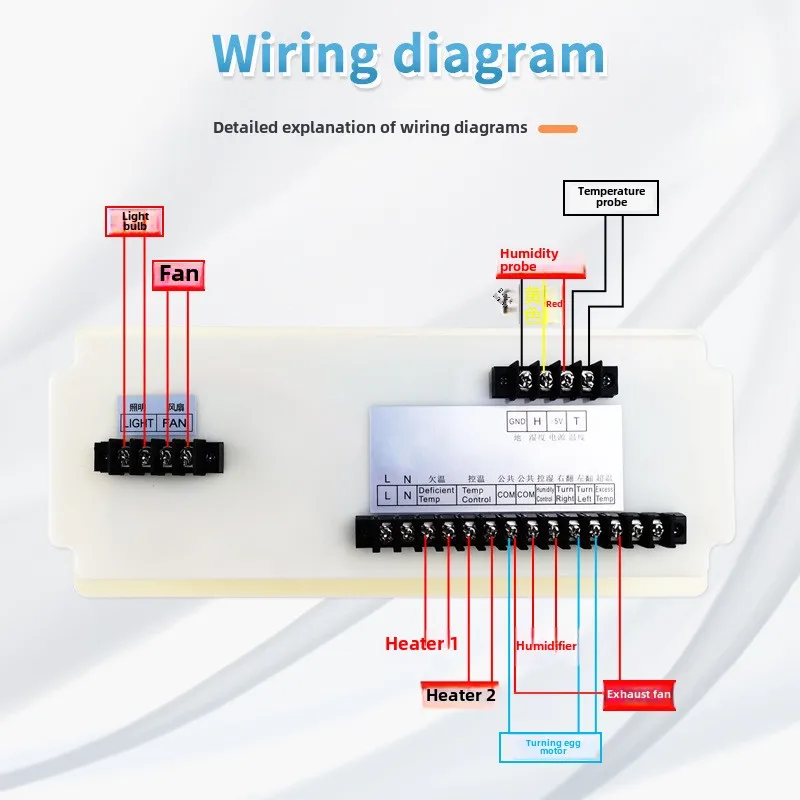 XM-18SD Incubatrice per uova Mini sistema di controllo automatico digitale per incubatrice per uova Macchina per incubazione per oca