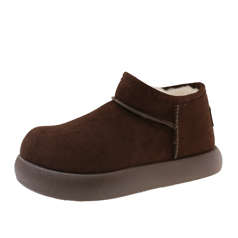 2026 New Winter Fashion Low-cut Warm Comfortable Boots Women Fashion Short Shoes Warm Boots Ladies Leisure Trend Snow Boots