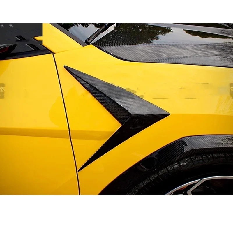 For Lamborghini URUS 2017-2021 Carbon Fiber Front and Rear Bumper Tuyere Blade Fender Tuyere Trim Upgrade Auto Parts Body Kit