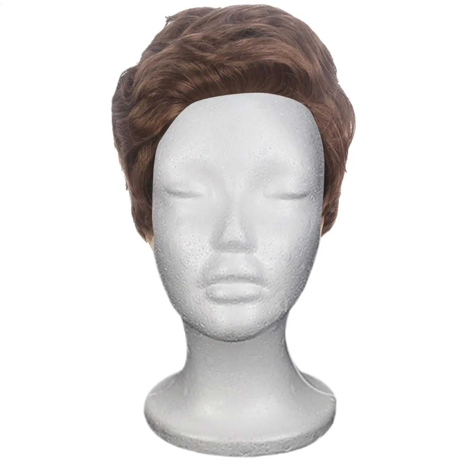 Weiblicher Schaumstoff-Mannequin-Kopf, Perückenkopf-Display, glatt, langlebig, Styling-Werkzeuge, leicht, langlebig, tragbar, modisch für Zuhause, Reisen