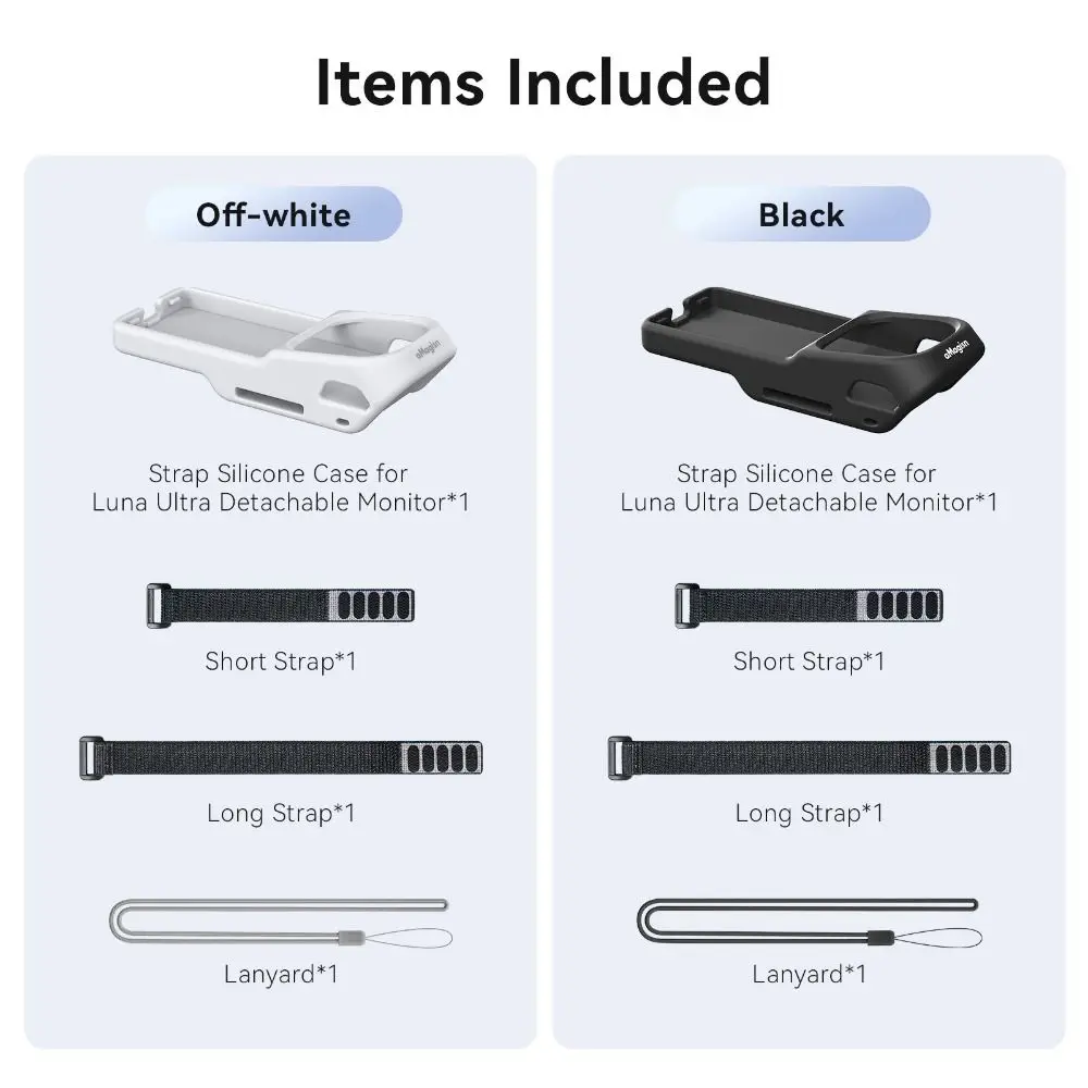 Silicone Detachable Monitor Protective Case Protective Frame Wearable Rmote Screen Wristband for Insta360 Luna Ultra