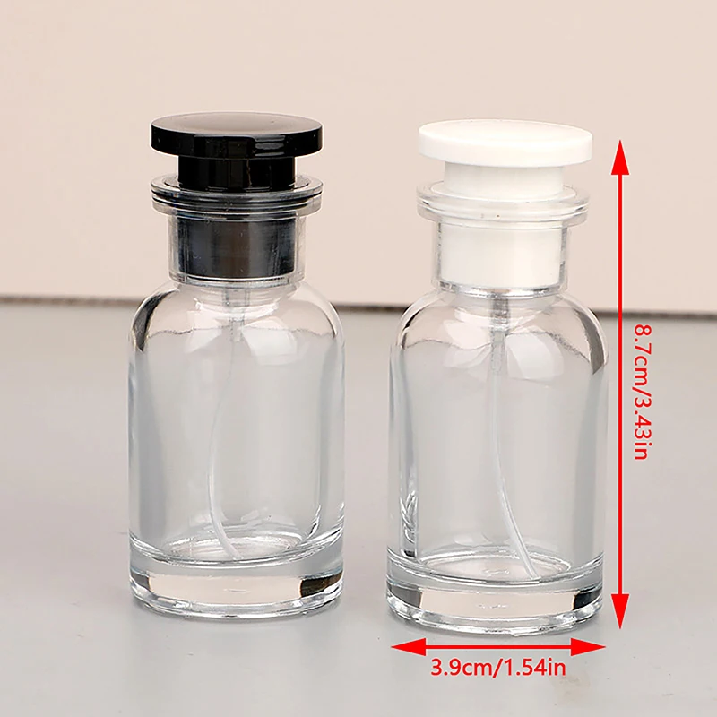 30ml Glass Empty Refillable Perfume Bottle Cylindrical Sub-bottle Travel Portable Parfum Atomizer Containers Sample Bottle