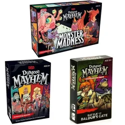 Baldur's Gate Dungeon Mayhem Gry planszowe Monster Madness Card Wersja angielska Zabawka dla dzieci Prezent