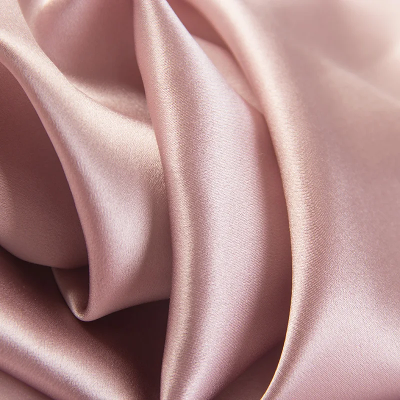 100% 22MM Silk Fabric Width 280cm  Heavy Weight Soft Silk Fabric Plain Dyed Silk DIY Dress Clothing Bedding Scarf