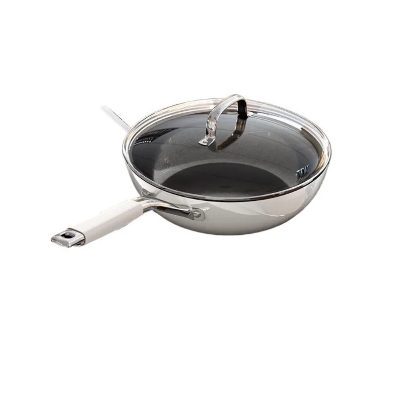 

Ceramic uncoated, non-stick pan, household wok, induction cooker, gas stove