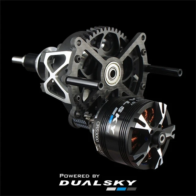 Dualsky Crs3000 Twin-Propeller Power System F3a Remote Control Contra-Axis Aerobatic Aircraft