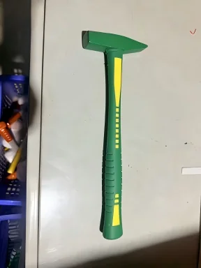 Heavy-Duty Machinist Hammer Shock Absorbing Non-Slip Grip Fiberglass Handle High Carbon Steel Head for Electrician & Metalwork