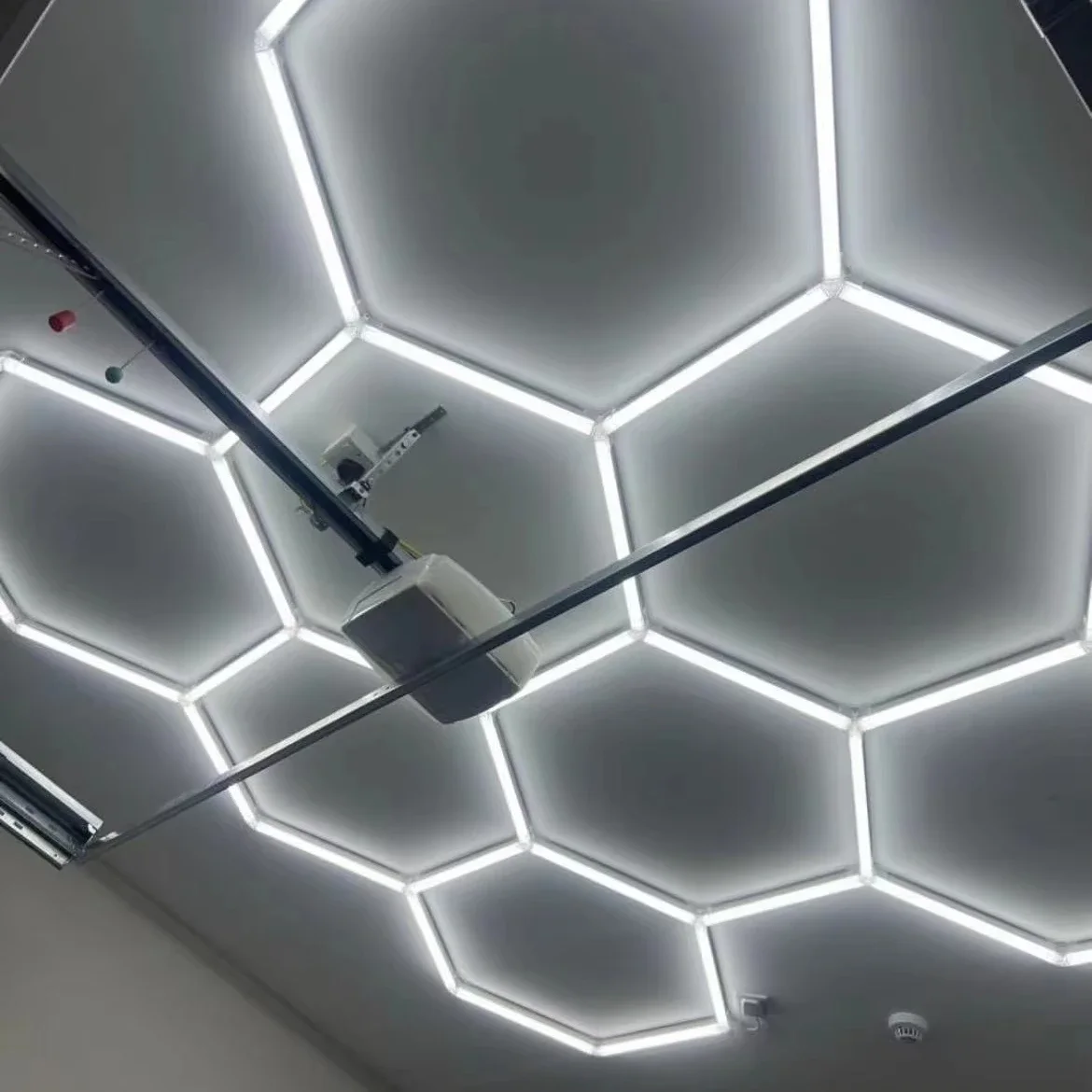 hexagonal led light for showroom home decoration 110V honeycomb lighting for workshop