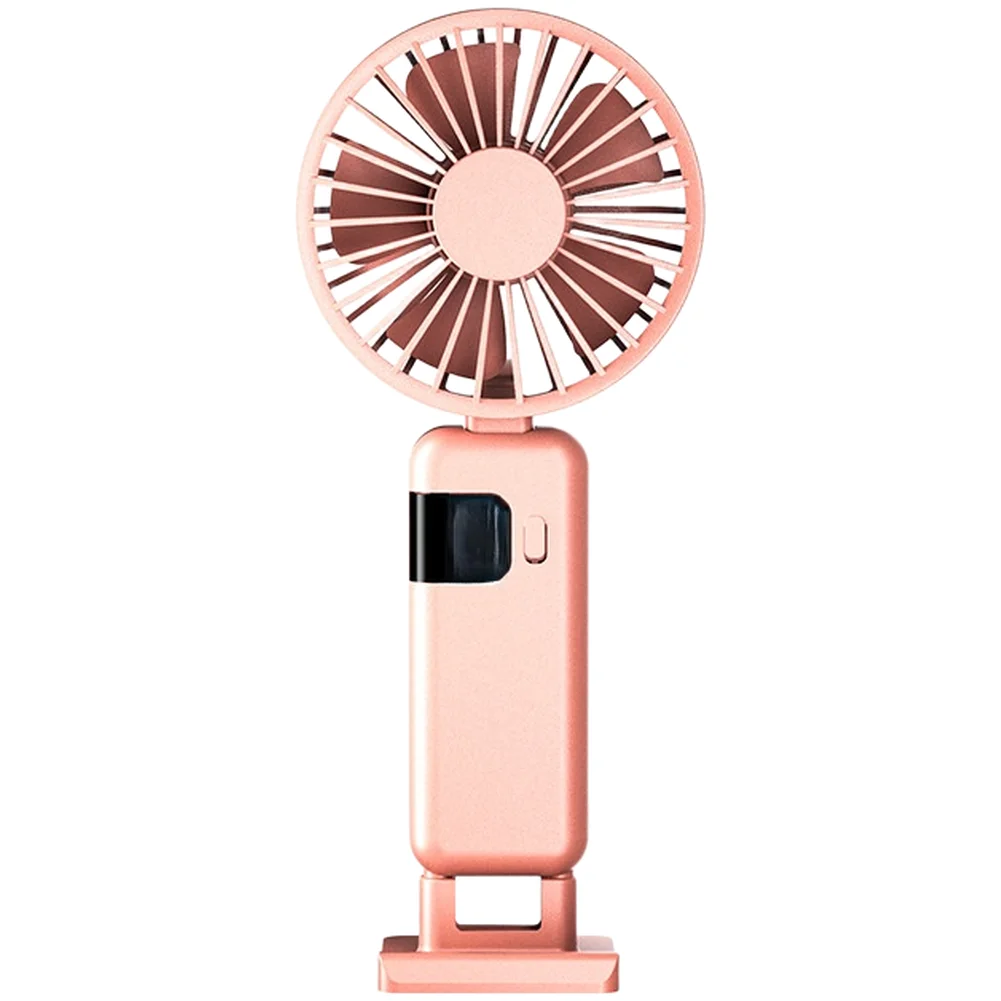 White,Pink,Blue,Green Portable USB Fan Ventilator 5-Speed Cooling Compact Folding Construction USB Rechargeable