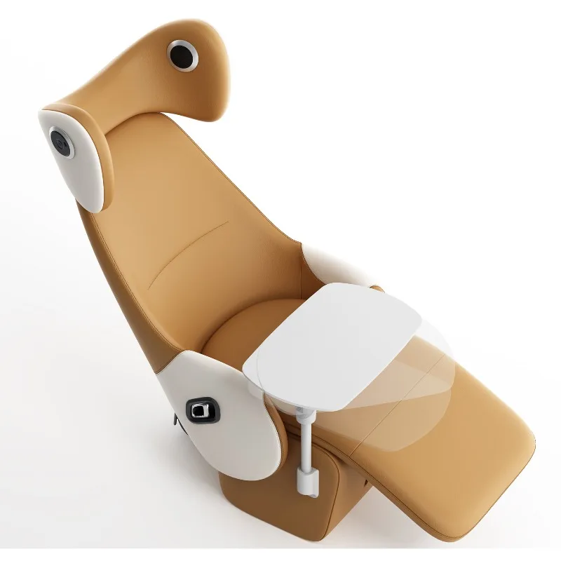 Conference chair with handwriting board waist support VIP waiting sofa recliner reception lounge chair