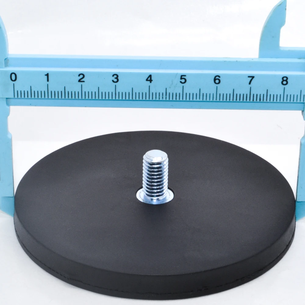 Wy New One D22 D43 D66 D88 Rubber Coated Magnet Magnetic Base External Thread Mounting Bracket Holder For Boat Led Light Car Bar