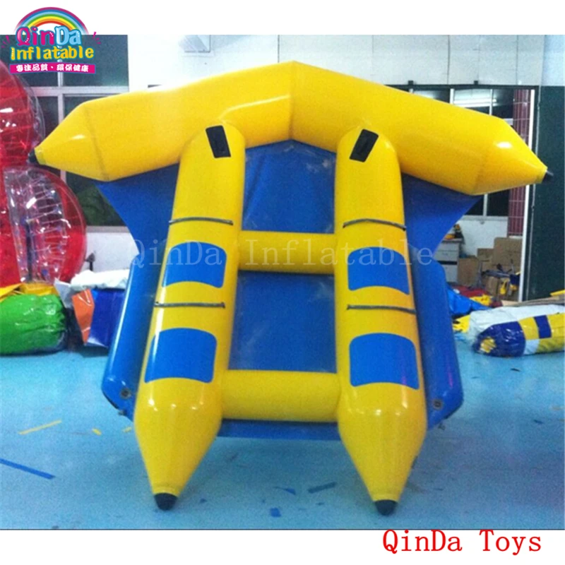 4*1.5M Inflatable Flying Fish Water Boat,Free Air Pump Inflatable Fly Fish For Water Play