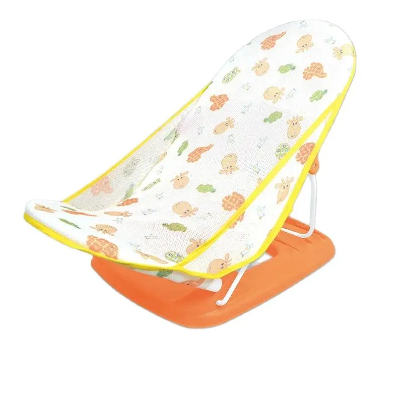 Baby Bath Seat, Adjustable Support for Sink or Bathtub, Ages 0-6 Months up to 20 Pounds, Machine-Washable Sling