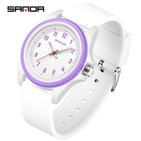 SANDA 3274 New 2025 Casual Student Quartz Watch Simple Waterproof Young Outdoor Sports Fashion Children's Watch reloj niño