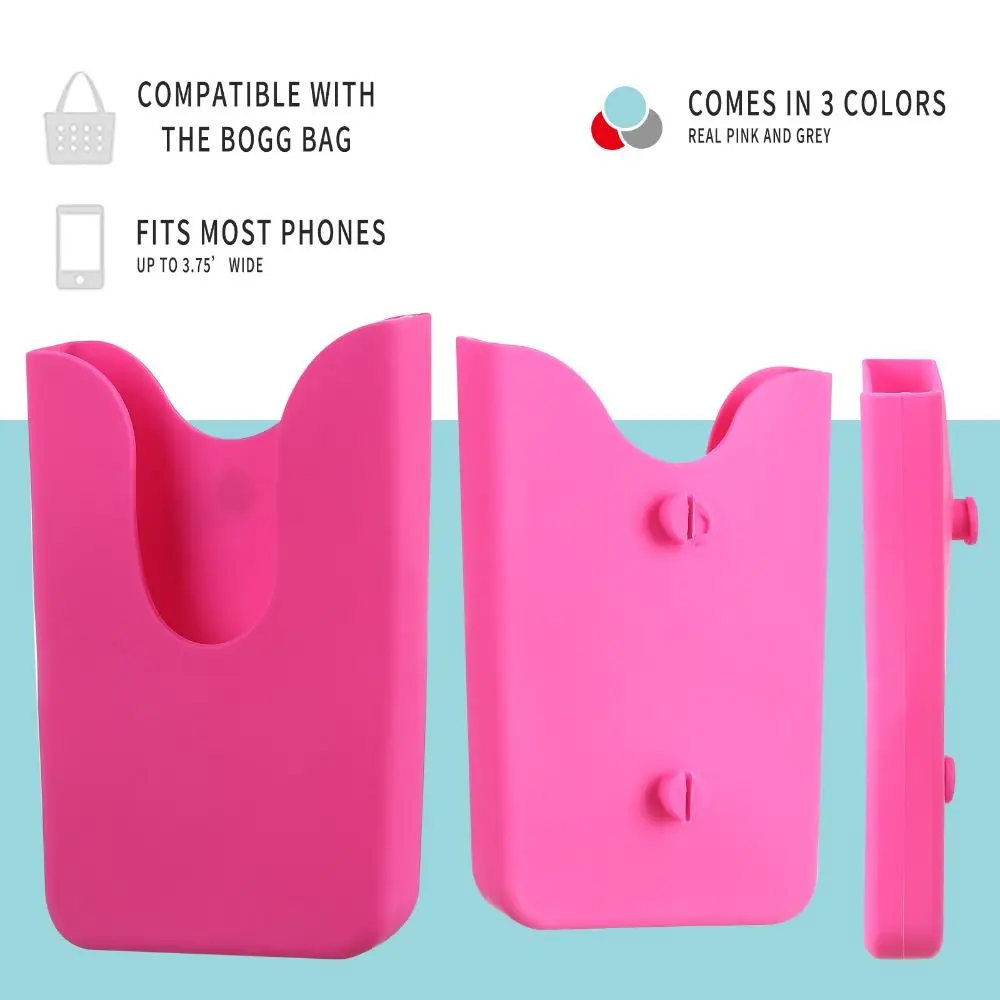 Portable Phone Holder Small Bag Compatible with Bogg Bags Insert Accessories Rubber Phone Storage Case for Bogg Bags ﻿