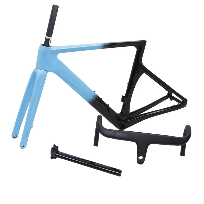 

Высококачественная новая оригинальная легкая рама шоссейного велосипеда 700C Racing T700 из углеродного волокна