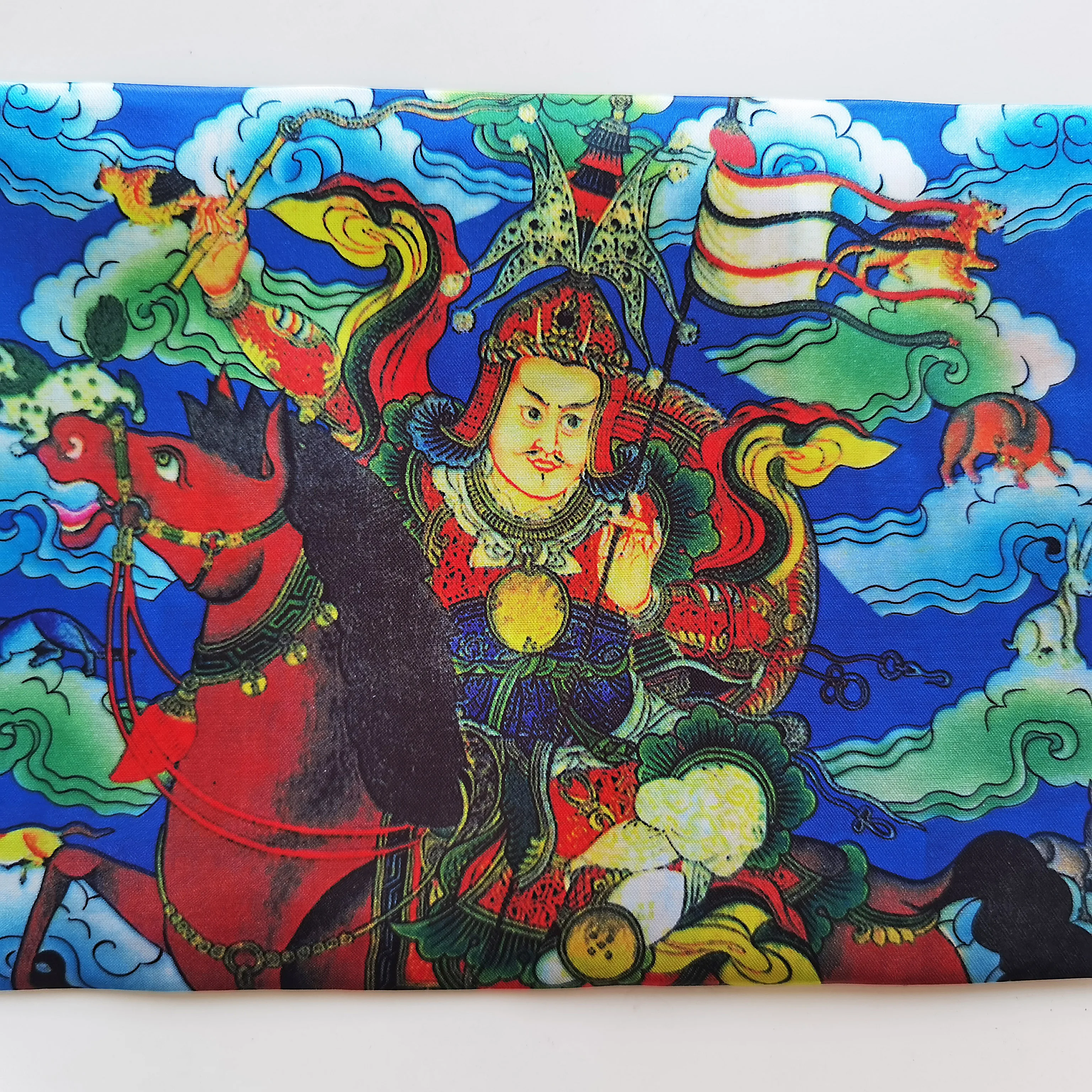 Enchanting Wind Pattern Banner - Colorful Home Décor Flag, King of Fortitude Inspired Artwork